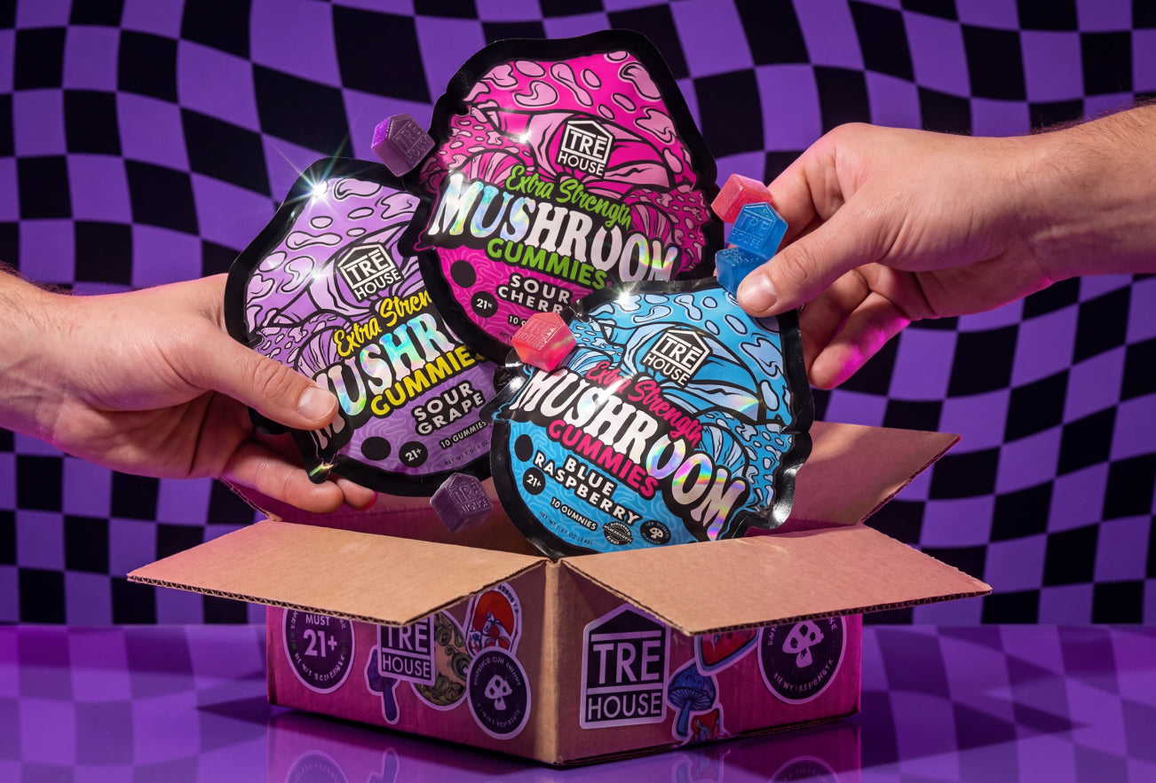 TRĒ House gummies packaging